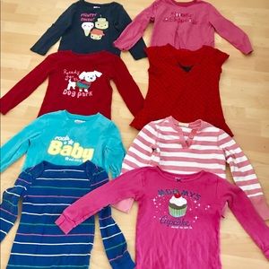 Girls 4T tops. 8 pieces